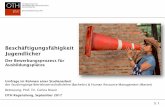 Beschäftigungsfähigkeit Jugendlicher · 2018-01-29 · Beschäftigungsfähigkeit Jugendlicher – OTH Regensburg (2017) S. 5. Ausbildung in Deutschland. Im Jahr 2005 lag die Zahl