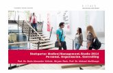 Stuttgarter Medien|Management-Studie 2014 Personal, … · 2014-12-10 · Stuttgarter Medien|Management-Studie 2014: Personal, Organisation, Controlling 10.12.2014 2 AGENDA 1 Ausgangspunkt