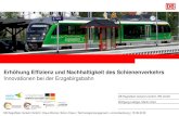 Erhöhung Effizienz und Nachhaltigkeit des Schienenverkehrs …crm.saena.de/sites/default/files/civicrm/persist/contribute/files... · DB RegioNetz Verkehr GmbH | Claus Werner, Sören
