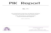 PIK Report · p i k for potsdam institute climate impact research (pik) pik report martin cassel-gintz no. 71 gis-gestÜtzte analyse globaler muster anthropogener waldschÄdigung