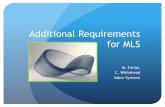 Additional Requirements for MLS - MSST Conferencestorageconference.us/2015/Presentations/Whitehead.pdf · Postgres ! Batch Scheduler (PBS PRO) ! Direct Attached RAID (xfs, ICD-503