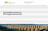Conference Programme - PROPOR 2016propor2016.di.fc.ul.pt/wp-content/uploads/2016/07/Conference-Progr… · Conference Programme PROPOR 2016 – 15, July , 2016 Tomar, Portugal. 1