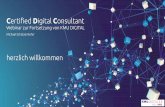 Certiﬁed Digital Consultant · Michael Schützenhofer Agenda Einordnung in KMU DIGITAL 2.0 Änderungen Trends Änderungen Beraterbericht für Status- und Potentialanalyse Neuer