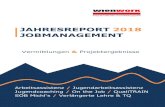 JAHRESREPORT 2018 JOBMANAGEMENT...BENCHMARKS 2015-2018 Seite 7 von 44 3. BENCHMARKS 2015-2018 Arbeitsmarkt in Wien 2015 – 2018 Die beiden nachstehenden Abbildungen bieten einen Einblick