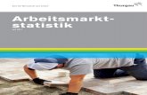 Arbeitsmarkt- statistik · 2017-08-08 · Arbeitsmarkt Thurgau im Juli 2017 Anzahl der stellensuchenden Personen sinkt weiter Gegenüber dem Vormonat ist im Juli 2017 die Anzahl der