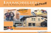mmobIlIen - allgaeuer-anzeigeblatt.de · 2011-12-23 · In unserem heutigen Immobilienreport haben wir daher nicht nur vielfältige Tipps und Informationen rund um den Erwerb einer