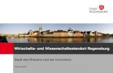 Wirtschafts- und Wissenschaftsstandort Regensburg · emein/Immobilienreport.pdf . Breitbandversorgung in Regensburg Versorgungsquote aller Wohn- gebäude Regensburgs mit Breitband