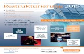 urt Restrukturierung 2015 - EUROFORUM · Conference has been the most recognized event in Germany for restructuring. Following on from the international panel in 2012 and the first