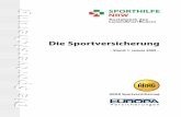 Lüdenscheid Umschlag S. 1 · Die Sportversicherung Die Sportversicherung – Stand: 1. Januar 2009 – ARAG Sportversicherung Sozialwerk des LANDESSPORTBUNDES