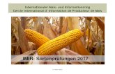 IMIR- Sortenprüfungen 2017 · 20.02.2018 F-Griesheim Ladenburg D-Biengen D-Ettenheim F-Rustenhart CH-Hüntwangen CH-ZR-Reckenholz IMIR-Versuchsstandorte 2017 1. Sortiment Mittelspät