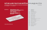 steueranwalts magazin · 2015-04-20 · Steuerrecht, München (JD), jennifer.dikmen@streck.net Jürgen Wagner, LL.M., Rechtsanwalt, Fachanwalt für Han-dels- und Gesellschaftsrecht,