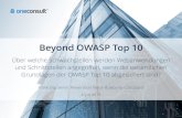 Beyond OWASP Top 10 - Java Forum Stuttgart · 2019-07-05 · Burp Suite Intruder, sortiert nach Antwortgröße Burp Suite Collaborator →Egress-Firewall-Logs →URL / IP in Request?
