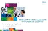 Möglichkeiten der Erweiterung - EntwicklerCamp · PDF file Möglichkeiten der Erweiterung • IBM Connections Funktionalitäten • IBM Connections Produkt AddOns • Widgets •