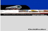 MODULARE SCHWERLASTFAHRZEUGE · 2001 Production of a 400 t high girder bridge 2002 Delivery of the first self-propelled modules with pivot bearings (PST/ST) 2003 Introduction of air-operated