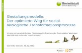 Gestaltungsmodelle: Der optimierte Weg für sozial ... · Quelle: Tony Seba, Clean Disruption of Energy and Transportation. : How Silicon Valley Will Make Oil, Nuclear, Natural Gas,