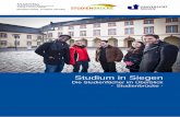Austauschstudium in Siegen...Ziel der Ausbildung ist die Vermittlung eines hinreichenden Methoden- und Grundlagenspektrums für eine berufliche Tätigkeit in Projekten zur Entwicklung