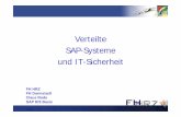 Verteilte SAP-Systeme und IT-Sicherheit · 2012-08-16 · SAP-Systeme und IT-Sicherheit FH HRZ FH Darmstadt Claus Rode SAP R/3 Basis. 1-4 Übersicht ... FM, FI, FI-AA, MM, CO, HR