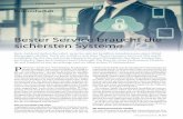 Bester Service braucht die sichersten Systeme · Wie verhält sich die La-ge bezüglich etwaiger Sub-Dienstleister? Viele Firmen besitzen keine vollständige Transparenz über den