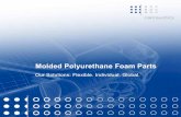 Molded Polyurethane Foam Parts - Carcoustics · designed molded polyurethane foam machines and tools. ... • Optimum match to component geometry • Accuracy of shape • Fast prototyping