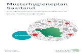 Saarland · 2020-05-22 · 3 Inhalt Musterhygieneplan Saarland zum Infektionsschutz in Schulen im Rahmen der Corona-Pandemiemaßnahmen 5 1. Infektionsschutz und Arbeitsschutz 5 Unterstützung
