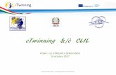 eTwinning &/è CLIL · IPSAR « LE STREGHE» BENEVENTO 16 ottobre 2017 eTwinning &/è CLIL Antonietta Calò - Ambasciatrice Campania