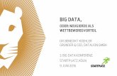 DataLion Startplatz BigData 2016 · 2016-06-20 · big data, oder: neugierdeals wettbewerbsvorteil dr. benedikt koehler grÜnder & ceo, datalion gmbh 3. big data konferenz , startplatz,