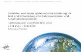 DLR.de • Folie 1 Geodaten und deren systematische Erhebung ......Geodaten und deren systematische Erhebung für Test und Entwicklung von Fahrerassistenz- und Automationssystemen