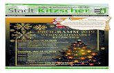 Amts- & Informationsblatt der Stadt Kitzscher · 2019-11-19 · Die Stadt Kitzscher tauscht ohne Wertausgleich mit dem Landwirt-schaftsbetrieb Kitzscher GmbH folgende Flurstücke