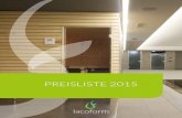 PREISLISTE 2015 - Sbüllsbuell.com/files/2-Sauna--Dampfbad-Preisliste-2015_EZ--1... · 2016-06-22 · Mike Eberhardt, Prokurist und Entwicklungsleiter LACOFORM: „Unsere Aromen und