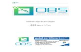 OBS DE Manualhermes.obs-germany.com/OBS_Back_Office_DE_Manual.pdf · 2017-11-03 · 6 Die Funktion Save View speichert die Ansicht, wenn man Änderungen in der Standardansicht vornimmt.