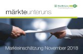 muu nov18 Bruneck - Raiffeisen · Kennzahlen 14 Übersicht Marktentwicklung. märkteunteruns ⅼ November 2018 ⅼ 4-6% -3% 0% 3% 6% ... Die Metalle gaben ebenfalls nach. Dagegen