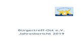 Bürgertreff-Ost e.V. Jahresbericht 2019 · 2020-06-07 · 1.Der Verein: Sein Ursprung und seine Ziele Der Stadtteil Dachau-Ost wurde im Jahr 2008 in das staatliche Städtebauförderprogramm