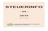 STEUERINFO - AStA : Universität Hamburg · 2019-04-09 · Studium und ihren Lebensunterhalt zu finanzieren. Denn Sozialleistungen wie Sozialgeld und ALG II sowie die Lohnersatzleistung