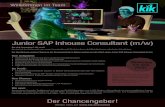 Junior SAP Inhouse Consultant (m/w) › fb07 › fileadmin › datas › fb07 › 5-Institute › ... · 2018-01-31 · Junior SAP Inhouse Consultant (m/w) Sie sind Teamplayer? Wir