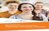 Stipendienstudie 2016 Bildungsförderung in Deutschland ... › uploads › stipendienstudie_2016.pdf · Stipendien stellen eine besonders attraktive Form der Bildungsfinanzierung