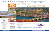 F+U Academy of Languages 2017 - CourseFinders for Languages€¦ · Sprachkurse mit Praktikum Köln16 Sprachunterricht und Kulturtraining 16 Behördengänge (Anmeldung beim Bürgeramt,