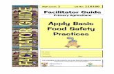 Apply BBasic Food Safety Practices - AgriSeta€¦ · 2 Version: 01 Version Date: July 2006 Before you get started… Dear Facilitator, This Facilitator Guide (together with the relevant