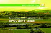 Österreichisches Programm für umweltgerechte ... · BIO AUSTRIA | Sonderinformation ÖPUL 2015–2020 | März 2015 IV Biologische Wirtsaftsweise Flächige LSE Punktförmige LSE