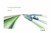 Vossloh Praesentation Mai 2011 DE online...Osteuropa Volumen Gesamtmarkt Transportmittel (in Mrd.€, 2007/08/09) 1 UNIFE, BCG: World Rail Market Study 2020, Volumen Gesamtmarkt nach