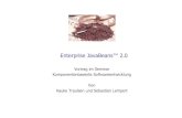 Enterprise JavaBeans 2 - Freie Universität JavaBean… · „Enterprise JavaBeans (EJB) components executein a managed environmentthat supports transactions. Enterprise beans typically
