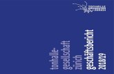 tonhalle- gesellschaft zürich geschäftsbericht · 2020-02-04 · 4 Tonhalle-Gesellschaft Zürich — Geschäftsbericht 2018/19 Tonhalle-Gesellschaft Zürich — Geschäftsbericht