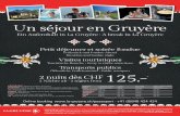 Ein Aufenthalt in La Gruyère · A break in La Gruyèrestatic.mycity.travel/manage/uploads/7/36/25633/e353550d...Hôtel du Vanil Noir, Grandvillard; B&B La Pinte de Lys, Les Sciernes