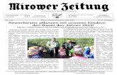 Heimatzeitung für Mirow und Umgebungmirowerzeitung.de/medien/archiv/19.04.27.pdf · 2019-05-28 · „endlich wird die wahre Bedeutung des Unteren Schlosses wieder mal entdeckt und