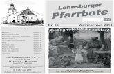 Pfarrbote Weihnachten 2013-V4 - lohnsburg.atlohnsburg.at/filemanager/File/2013/Pfarrbote Weihnachten 2013.pdf · 3iduuerwh 6hlwh (v jhiloow xqv « gdvv ehlp (uqwhgdqnihvw xqvhuh 0lqlvwudqwhq