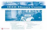 IEEE History Center ... IEEE History Center STATIC FROM THE DIRECTOR 2 NEWSLETTER SUBMISSION BOX The IEEE History Center Newsletter welcomes submissions of Letters to the Editor, as