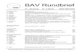 BAV Rundbrief Nr. 3 (2012) · 2018-10-27 · BAV Rundbrief 61. Jahrgang Nr. 3 (2012) ISSN 0405-5497 D. Bannuscher Liebe BAVer 153 F. Walter Beobachtungskampagne AZ Cas 154 A. Viertel
