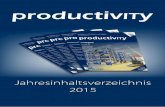 Jahresinhaltsverzeichnis 2015 · Prozessbasierte Qualitätsregelung für die Industrie 4.0 Markus Glück; 1/2015, S. 61-64 2.2015 Qualität in Produktion und Logistik Qualität gut