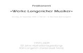 Festkonzert - mh-koeln.de · Thomas Gebhardt Jesu dulcis memoria *1969 für Chor a cappella (UA) Werner Haentjes Auszug aus dem »Großen Credo« für Sopran, Chor, 2 Trompeten und