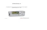 TV Explorer User Manual - promax.es · Наземные ТВ и fm частоты от 10 дБµВ до 120 дБµВ (от 3.16 µВ до 1 В) Частота спутникового