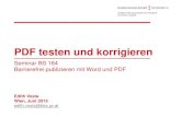 PDF testen und korrigieren - Bundeskanzleramt ... PAC Report â€“ mit Verweis zum Fehler PDF testen und